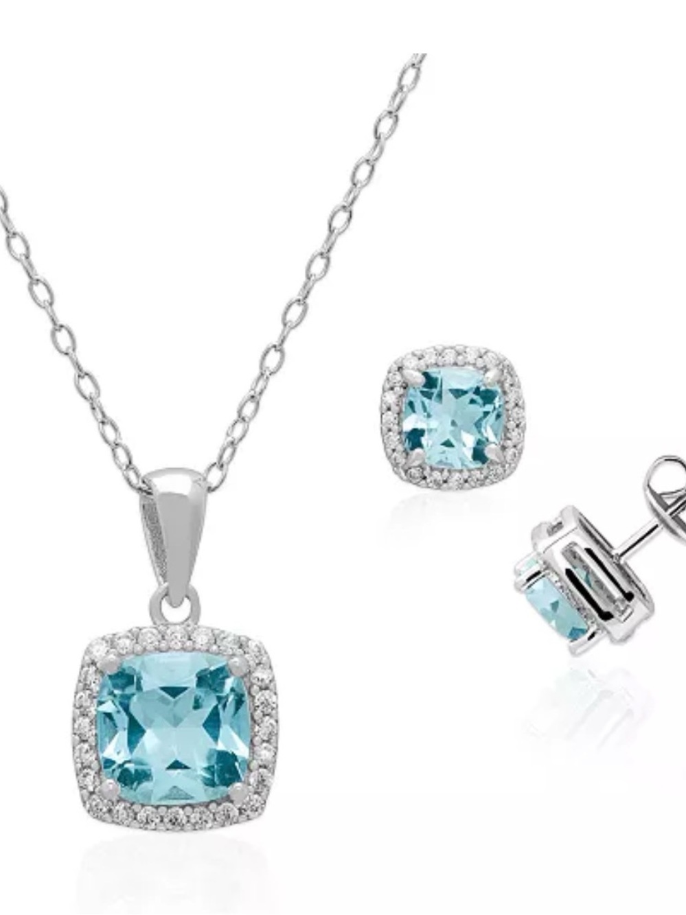 Necklace and earrings set